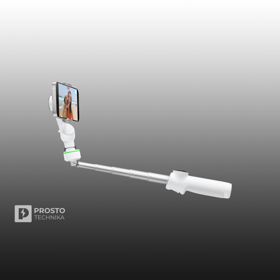 Insta360 Flow 2 Pro AI Gimbal Stabilizer Summit White